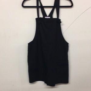 Pink Lily small black romper. Like new